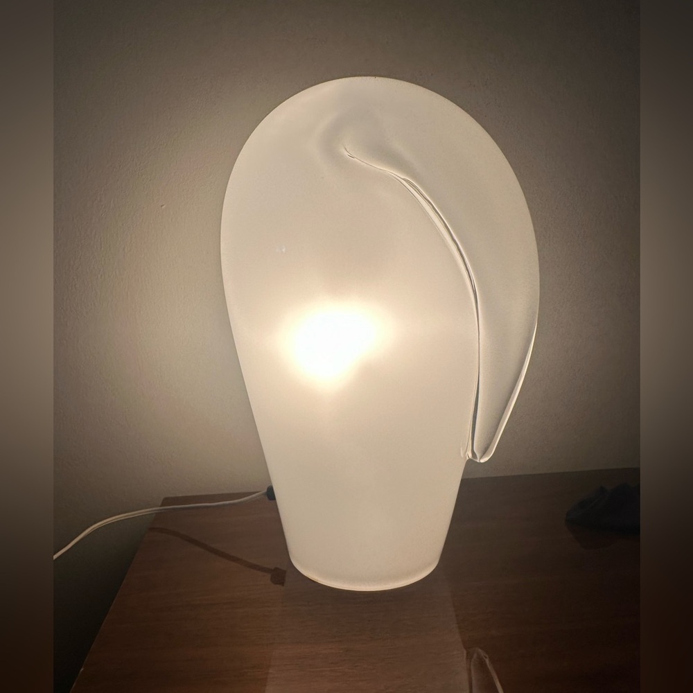 Luciano Vistosi Murano Glass Table Lamp by Vetri D'Arte
